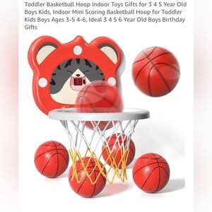 Toddler Mini Scoring Basketball Hoop
Wall mounted basketball hoop.